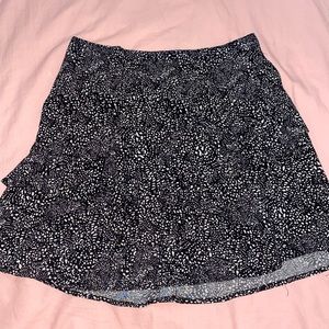 Black skirt with white dots brand new without tags